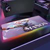 Rgb Xxl Mouse Pad Large Gamer Mousepad Anime Street Fighter Deskmat Gaming Pc Setup Accessories Desk Mat Computer Table Mausepad