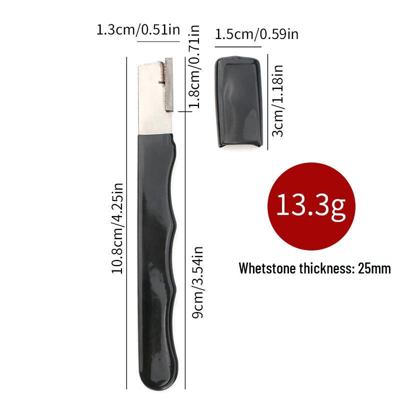 Portable Outdoor Knife & Shears Sharpener with Whetstone Stick