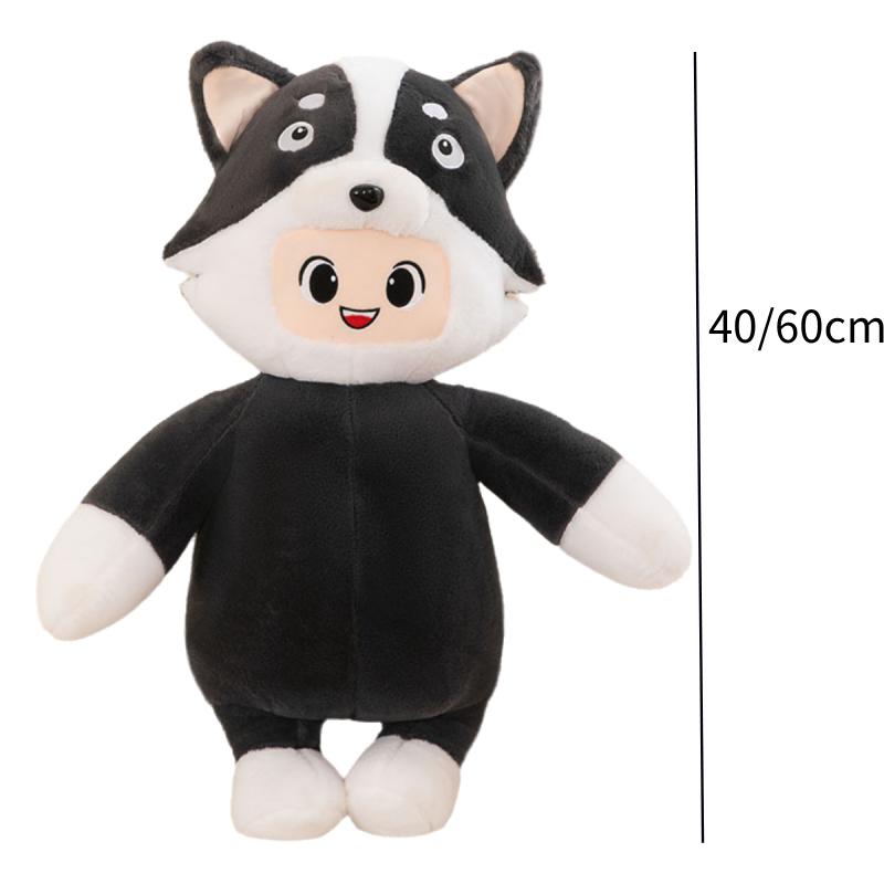 

Panda Party Fun Stuffed Animal Plush Toy Rabbit Husky Pillow Pp Cotton Filling Husky,40cm/15.75in