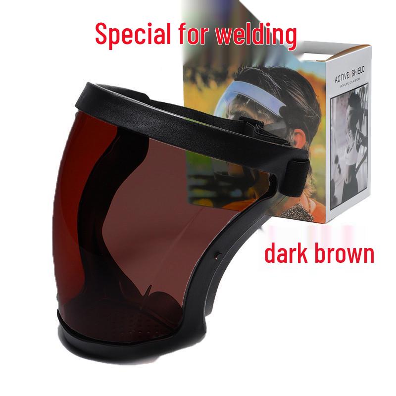 Beschlagfreies transparentes Vollvisier für Radfahren und Sport