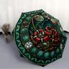 Snake Life Cycle pattern umbrella, portable and foldable design, 8 ribs, a casual accessory for Halloween, Christmas, and birthday gifts.