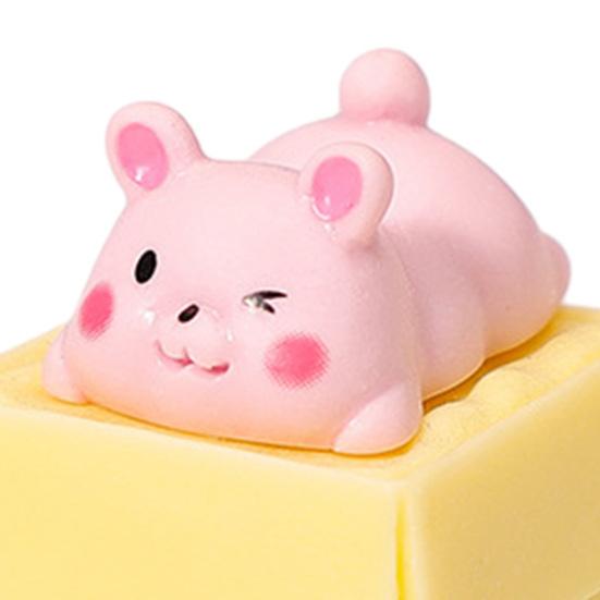 Mini Animals Desktop Ornaments, Cute Cartoon Pet Figurines, Crawling Animals Statue for Home Office School Decor