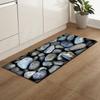 Colored Stone Bathroom Absorbent Non-Slip Floor Mat Kitchen Strip Bedroom Door Mat Living Room Carpet