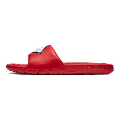 Comfortable Versatile Rubber Sole Non-Slip Wear-Resistant Slide Sandals Men Footwear Red CV4901-600