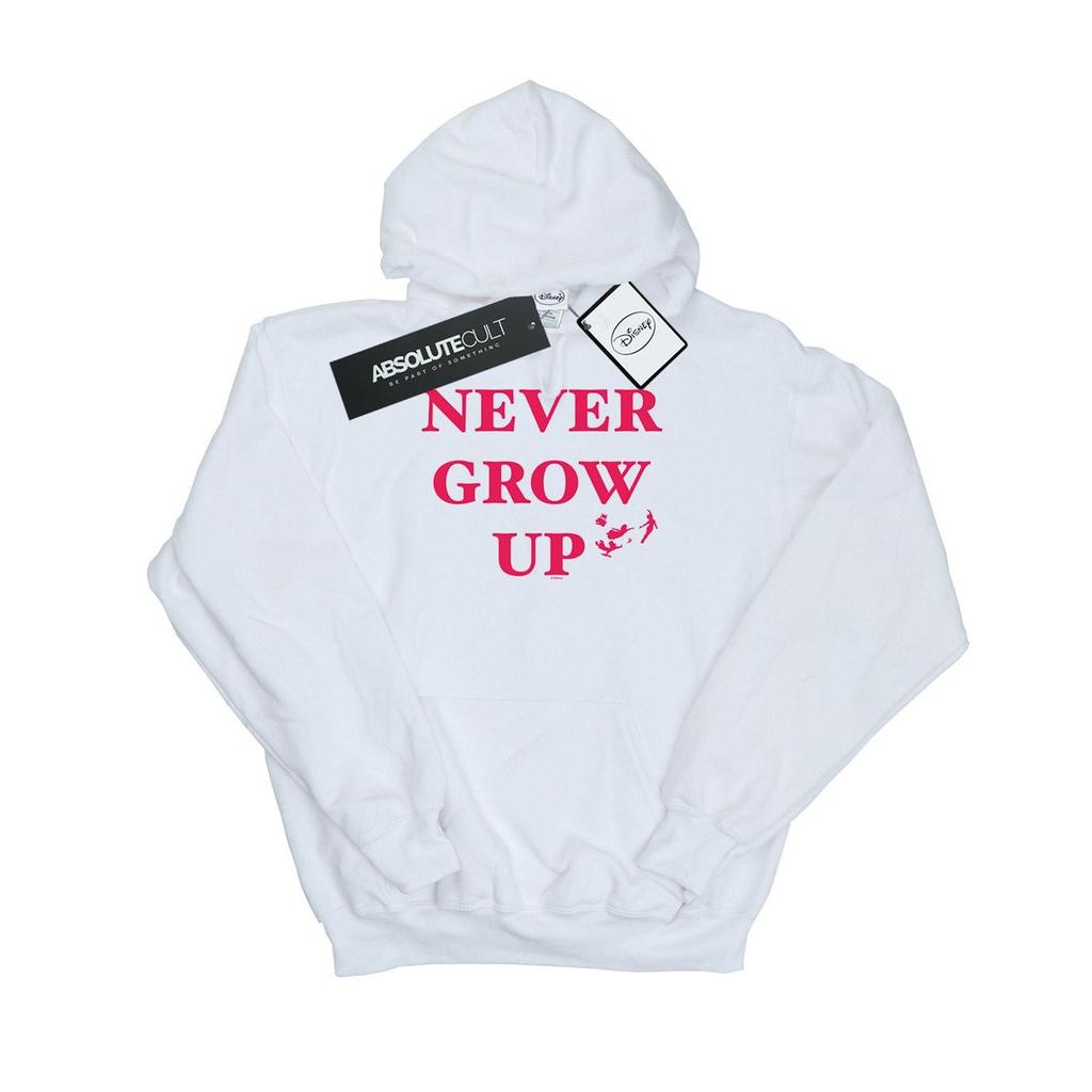 Disney Mens Peter Pan Never Grow Up Hoodie