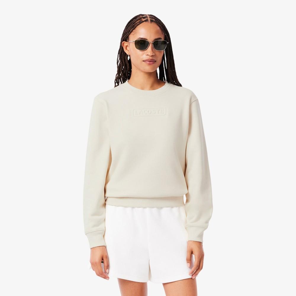 [Lacoste] Женская толстовка с тисненым логотипом-символом SF0343-55NXFJ 34