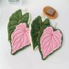 Cute Hanging Leaf Hand Towel - Thickened Coral Fleece for Kitchen & Bathroom