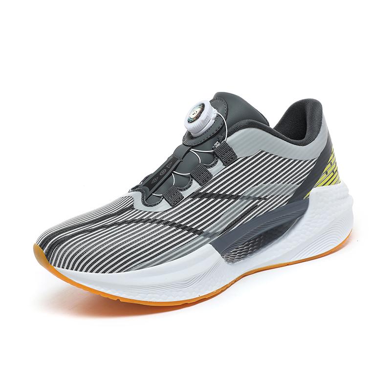 

2025 Marathon Мужские спортивные кроссовки для бега Повседневные дышащие легкие женские удобные спортивные нескользящие кроссовки Обувь 43 серый