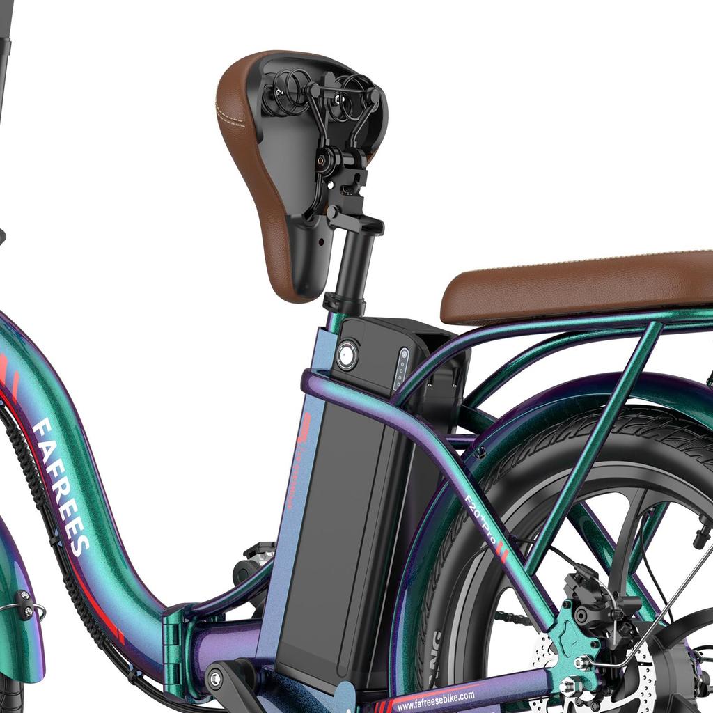 FAFREES F20+ Pro Elektrofahrrad 22,5 Ah Herausnehmbarer Akku, 250 W Motor, 20*3,0 Zoll Reifen, 100 km Reichweite,