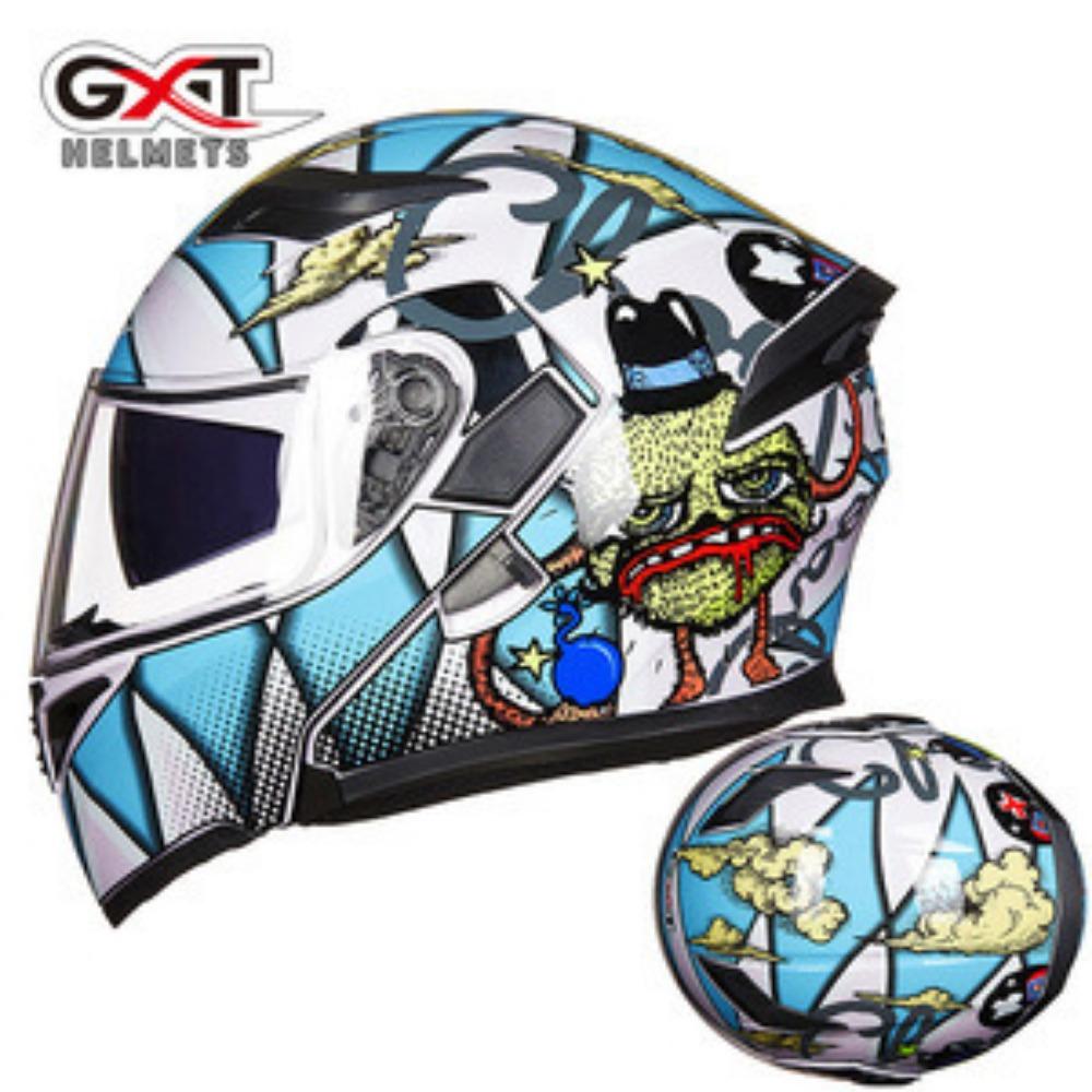 

Motorcycle helmet, double lens anti-fog helmet, peel-off helmet, full helmet, four-season locomotive helmet XL