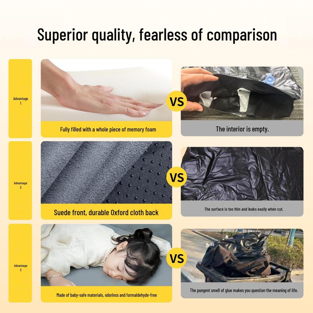 Li Auto L9 Rear Seat Sleeping Pad: In-Car Bed Mattress for Trunk
