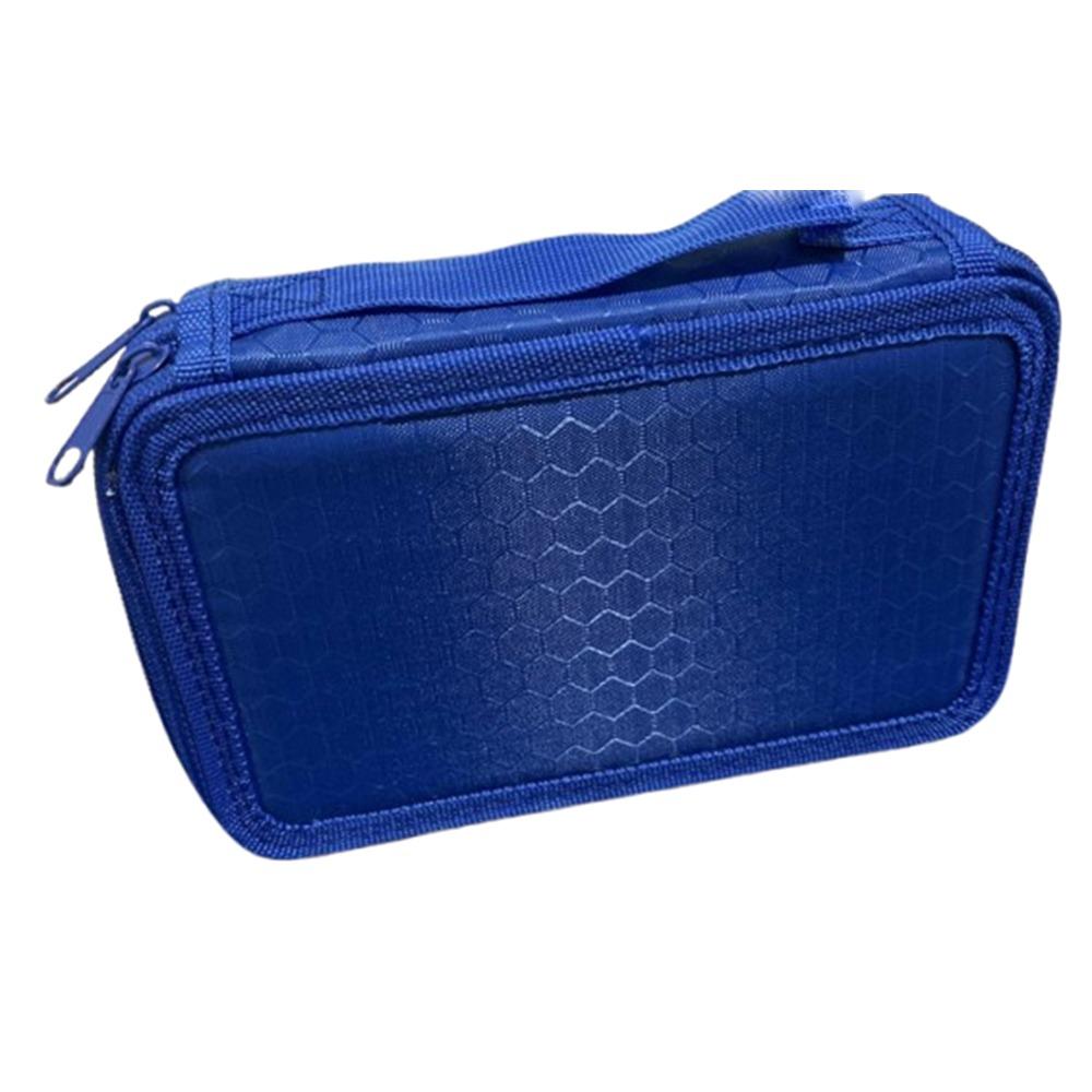 2/3/4 Layers Colored Pencil Bag Large Capacity School Stationery Bag Pen Pouch  Office Accessories