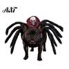 Non Restraining Pet Clothing for Active Pets Spider Costume, Halloween Cat Outfit with Skull Face, Black Cute Transformation Birthday Holiday Apparel
