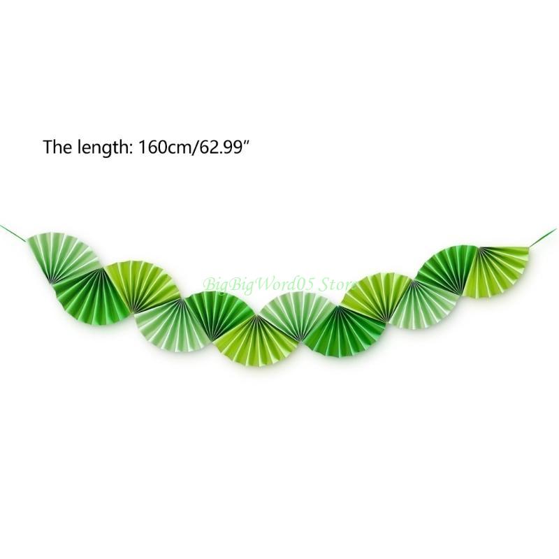 24TE Lüfter Fahnen Dekorationen Party Blumiges Band Braut zur Hochzeitsdekorationen