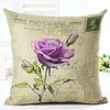 Vintage flowers Linen pillowcase Decorative pillows for sofa Cushion covers home decoration