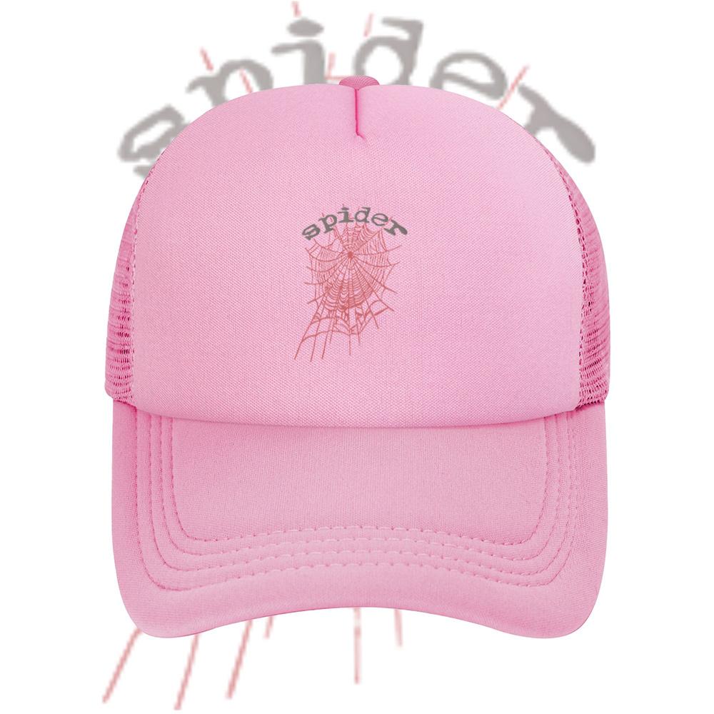 Spider Web Design Grey Letters Baseball Cap Anime Graphic Hats Adult Unisex Women Sports Outdoor