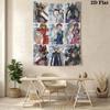 Neon Genesis Evangelion Unit Tapestry Fashion Print Wallmounted Home Decor Atmospheric Background Cloth Gift
