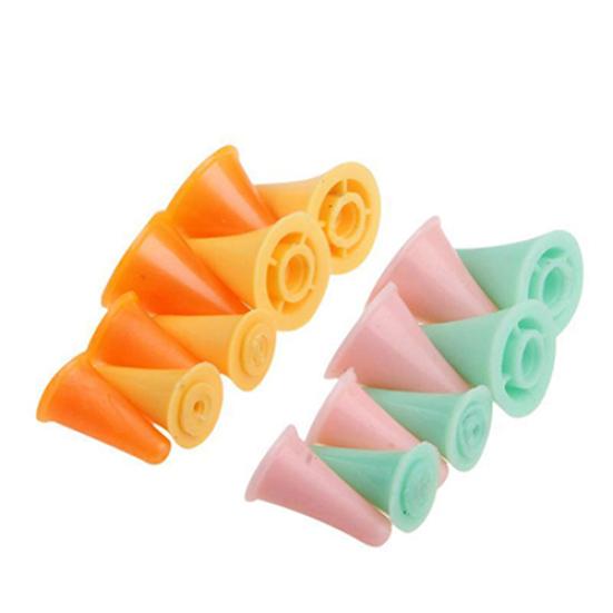 16ks 2 velikosti Velké malé chrániče hrotů pletacích jehel pro Knit Craft Tool