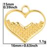 6pcs/Lot Mutlistyle Stainless Steel Heart Charms For Jewelry Making Supplies Sun Dragon Three-Dimensional Love Pendant Breloques