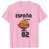 Casual Naranjito T Shirt Men Women's T-Shirt Crewneck Espana 82 Spain Mascot 1982 Soccer Football Tee Shirt Clothing Plus Size