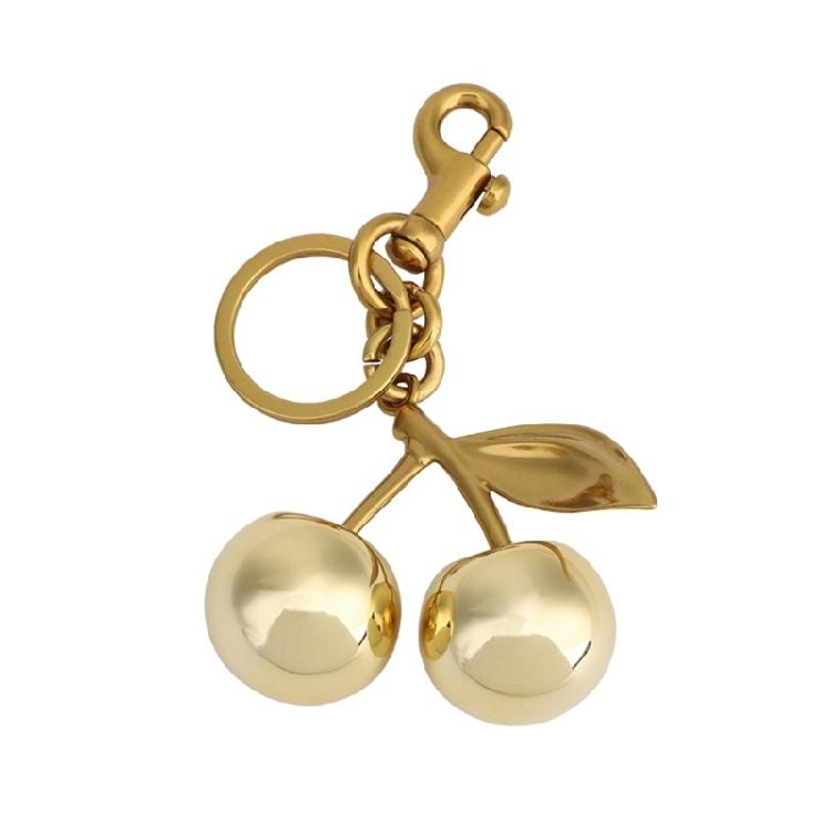 

Fashionable Cherrys Sturdy Resin Charm Pendant Elegant Keychain Charm Accessory for Styles Expression Daily Use 1 золотий