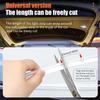 Car Trunk Dynamic Flowing Light Strip 2/4m Auto On/Off Scanning Lamp Flexible Waterproof Light Strip Hidden Install Ambient Lamp