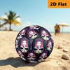 Gothic Skull Flower Girl Soccer Ball Suitable For Both Training And Competition Suitable For Training Competition And Indoor And Outdoor Sports
