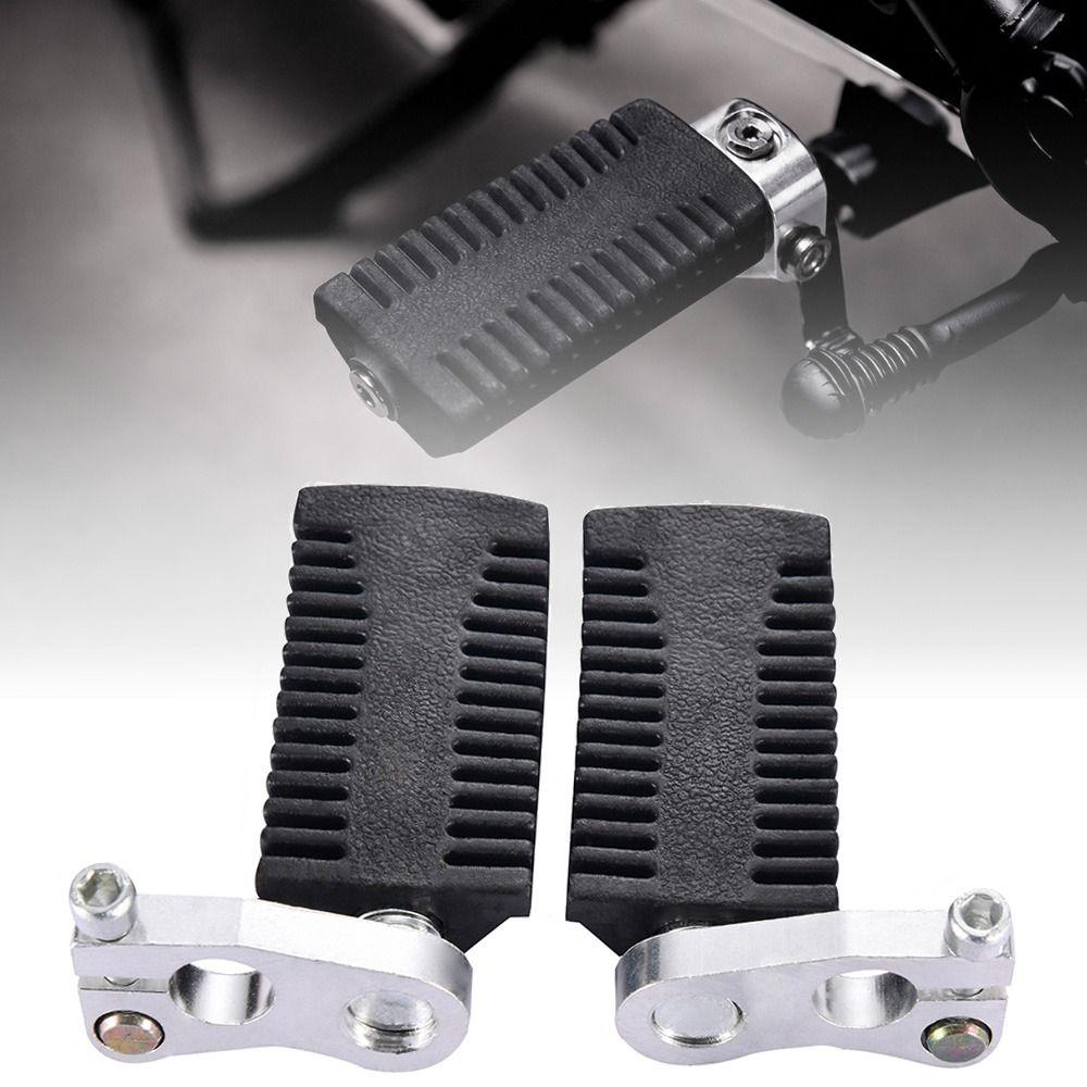 1 Pair Non-slip Motorcycle Pedals Black Motorcycle Modification Parts Motorcycle Foot Rests  Kart
