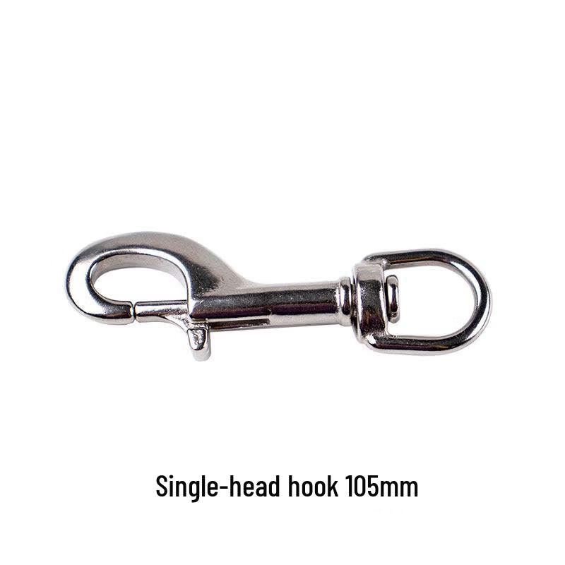 HOTDIVE Diving 316 Stainless Steel Single Swivel Hook