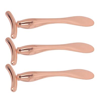 3pcs T Shaped Neck Skin Lifting Firming Massage Stick Set Professional Women Eye Cream Applicator