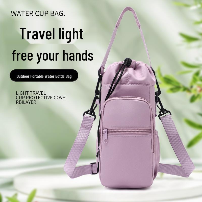 Unisex Lightweight Crossbody Bag: Mobile Phone, Water Bottle, and Sports Travel Shoulder Bag.