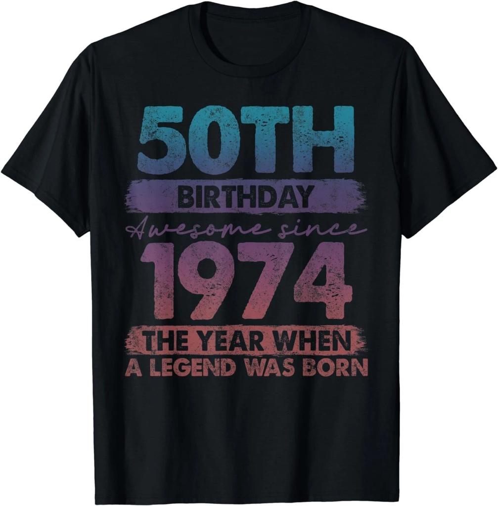 50th Birthday 50 Year Old Gifts Vintage 1974 Limited Edition Gift Unisex T-Shirt