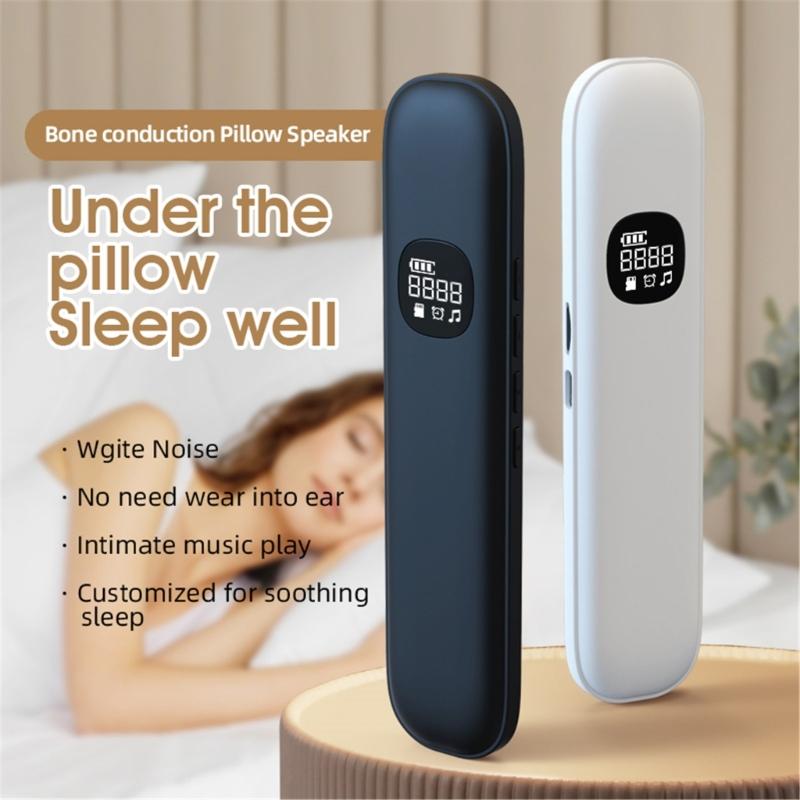 Sleep Pillow Speaker Bone Conduction Wireless Music Headphones Bluetooth-compatible 5.4 With Sound Controls