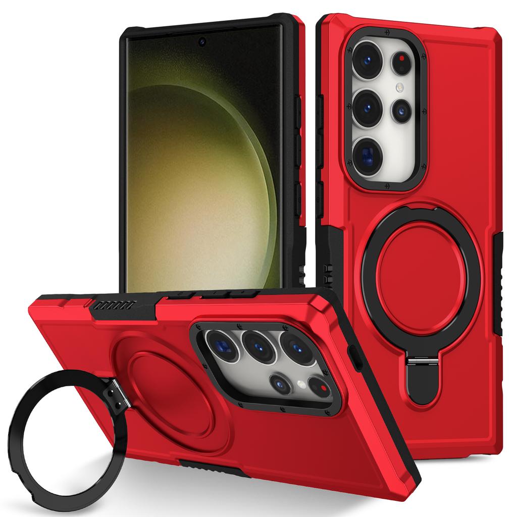 Luxury Armor Case for Samsung Galaxy S26 S25 S24 S23 S22 S21 S20 20 Ultra Plus FE F12 Ring Holder Slide Lens Stand Cover