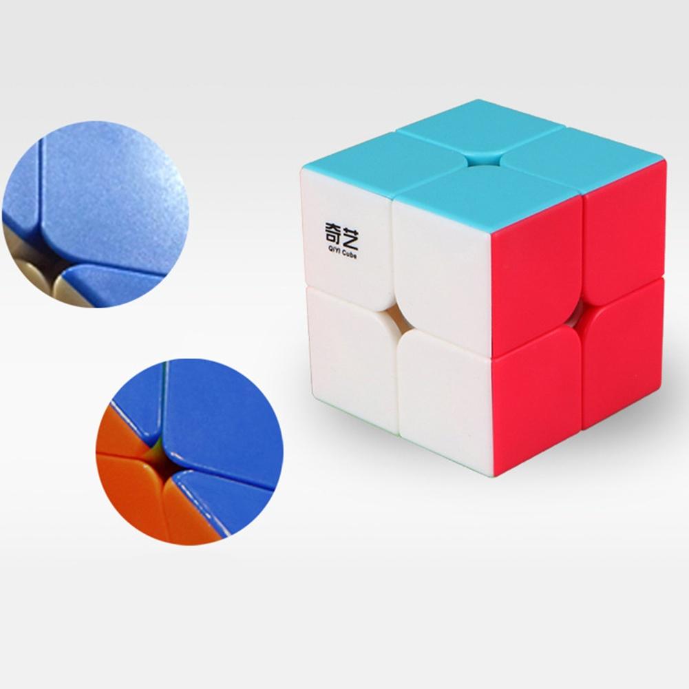 2x2 Pocket Cube Intelligence Toys Brain Teaser Puzzle Stickerless Magic Cubes For Beginners