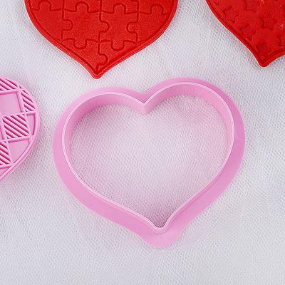 6 szt. Walentynki miłość serce ciasteczko foremka diy pieczenie fondant lukier lukier ciasteczko wytłaczarka formy narzędzia do dekoracji ciast
