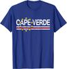 Kap Verde Flagge Shirt Kapverdische Männer Frauen Cabo Verde Blau Unisex T-Shirt