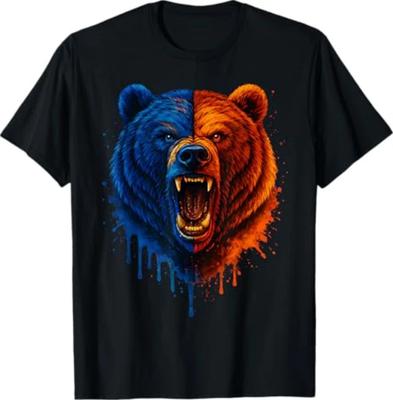 Grafisches Bären T-Shirt für Männer Frauen