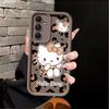 Hello Kitty Leopard Print Pattern Case for Samsung Galaxy A06 A15 A14 A11 A13 A30 A12 A07 A04 A17 A16 A50 A05 A20 Phone Cover