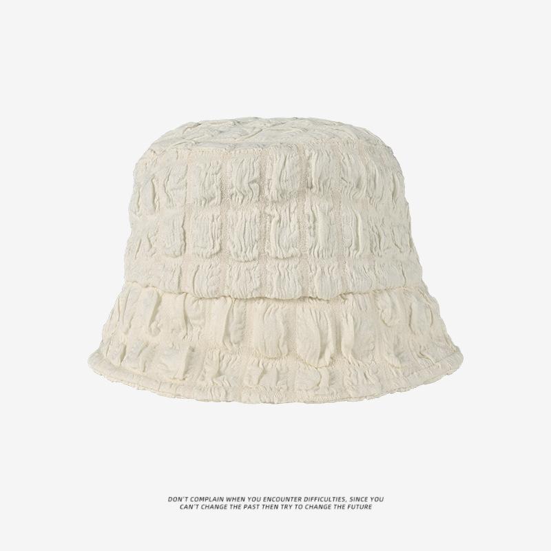 Bucket Hat Women s Versatile Autumn and Summer Sunshade Basin Hat Plain Face Bucket Hat Shows Small Face