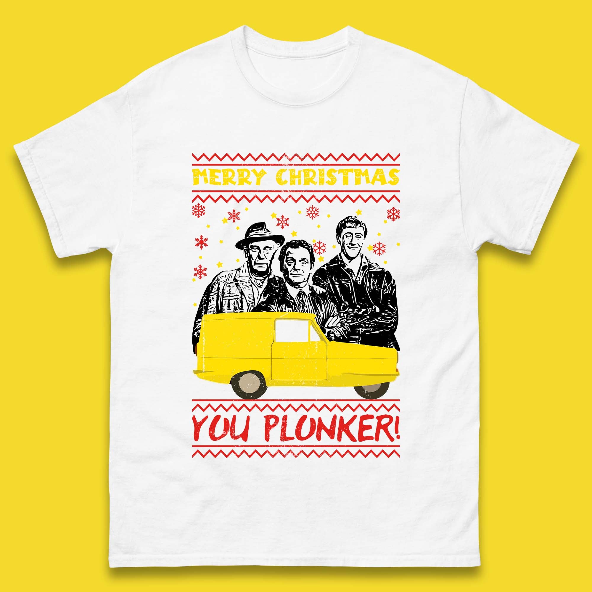 

Merry Christmas You Plunker Mens T-Shirt Womens Tops Tees M