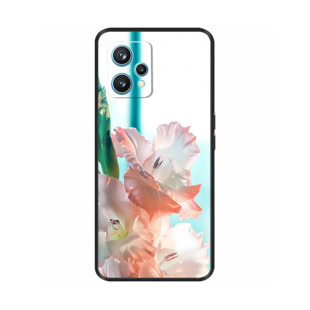 For Realme 9 Case Cover Lovely Plants Cartoon Cases for OPPO Realme 9 4G RMX3521 Realme9 Phone Case Soft Silicone fundas coque