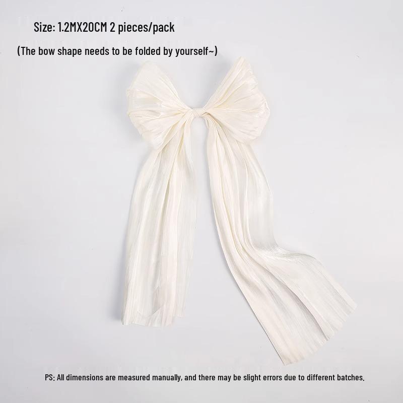 French Pearlescent Snow Satin Fabric Flower Bouquet DIY Bow Decoration Floral Art Materials