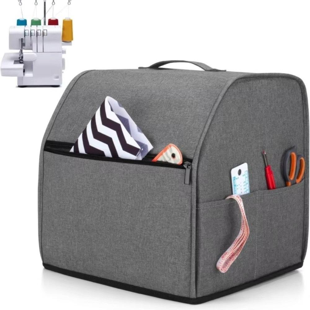 Durable Serger Cover With Storage Pockets Storage Bag Practical Overlock Machine Cover for Home