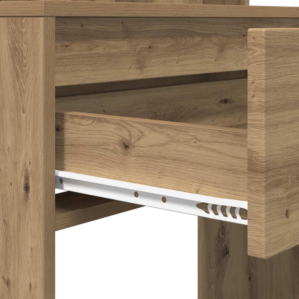 Bedroom Dressing Table Artisan Oak 80 x 39.6 x 135 cm