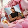 The Rock Face America Dwayne Johnson Cushion Cover Pattern Printed Pillowcase For Living Room Sofa Cushion Cover  Bedroom Decor