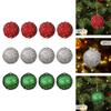 4x Christmas Ball Ornaments Christmas Tree Decorations Tree Ornaments for Indoor Hotel Restaurant Festivals Engagement