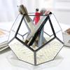 Nordic Geometric Glass Preserved Flower Decor for Home, Coffee Shop, or Wedding