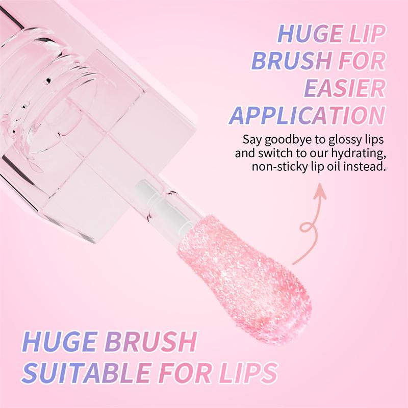 3PCS/SET Color Changing Lip Oil Moisturizing Lipstick Hydrating Lip Plump Hydrating and Transparent Lip Gloss Lip Oil Makeup