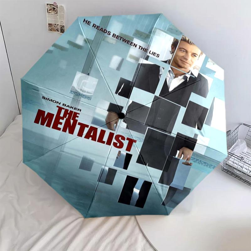 

1 PC Automatic Folding Umbrella - Cartoon Pattern, Portable & Foldable Design with 51 Ribs, Christmas Birthday Gifts